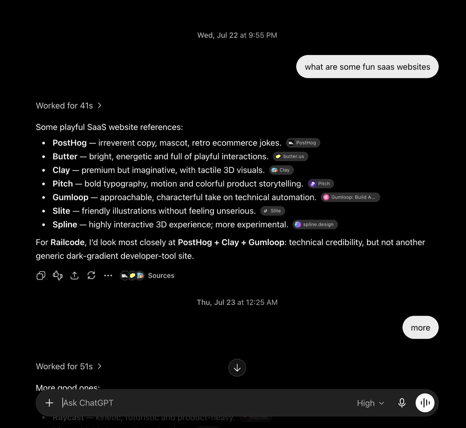 一条深夜消息对话，要求再来更多设计迭代